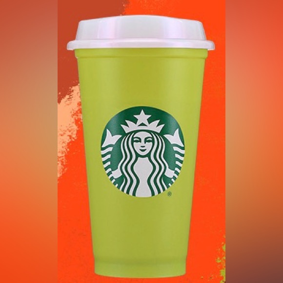 Lime Green Starbucks Cup